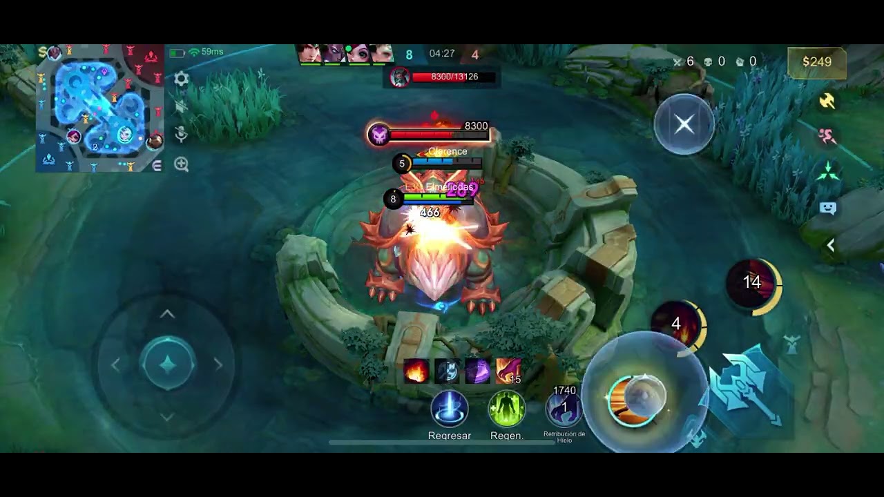 Un manco jugando con Gusion, 16 kill 