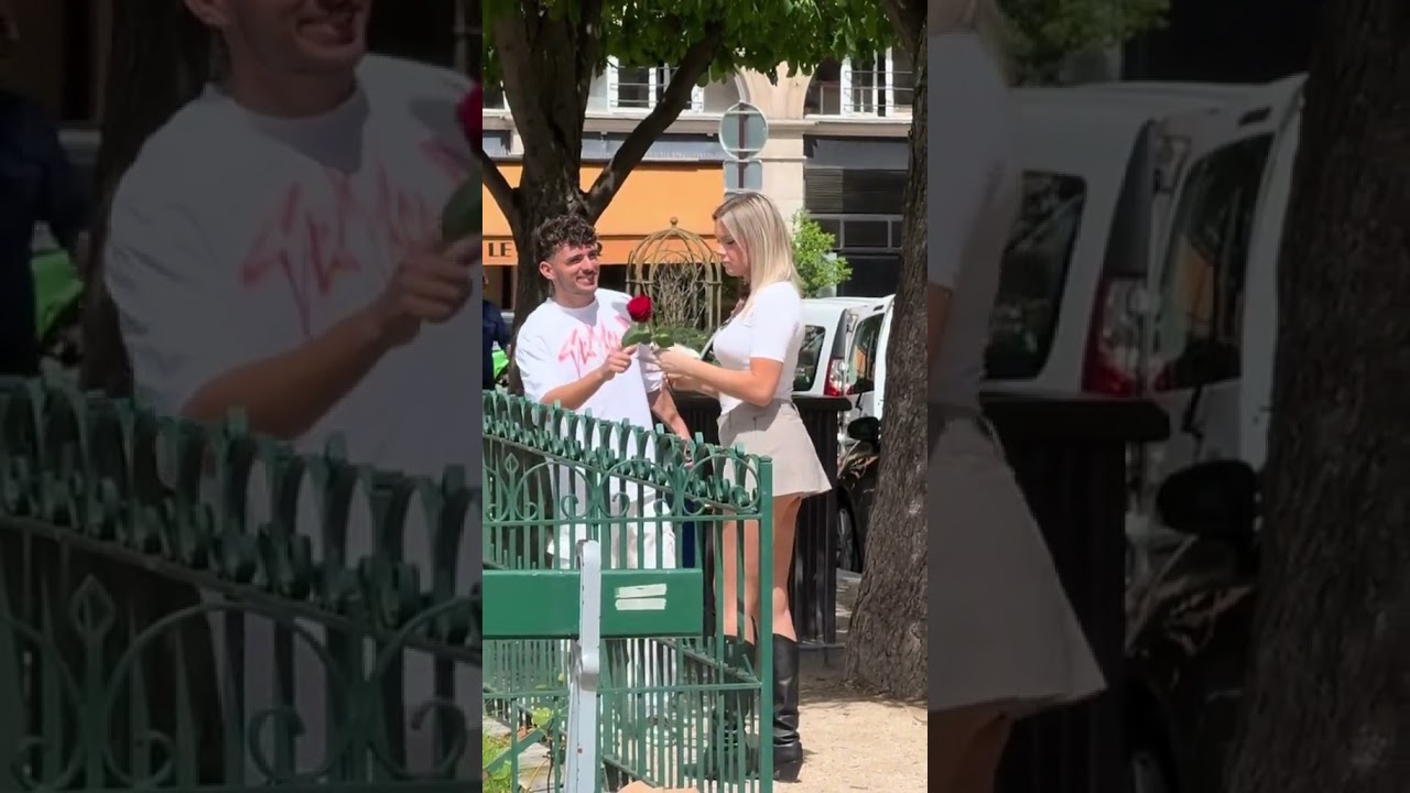 J&rsquo;OFFRE UNE ROSE &Agrave; UNE INCONNUE 😍