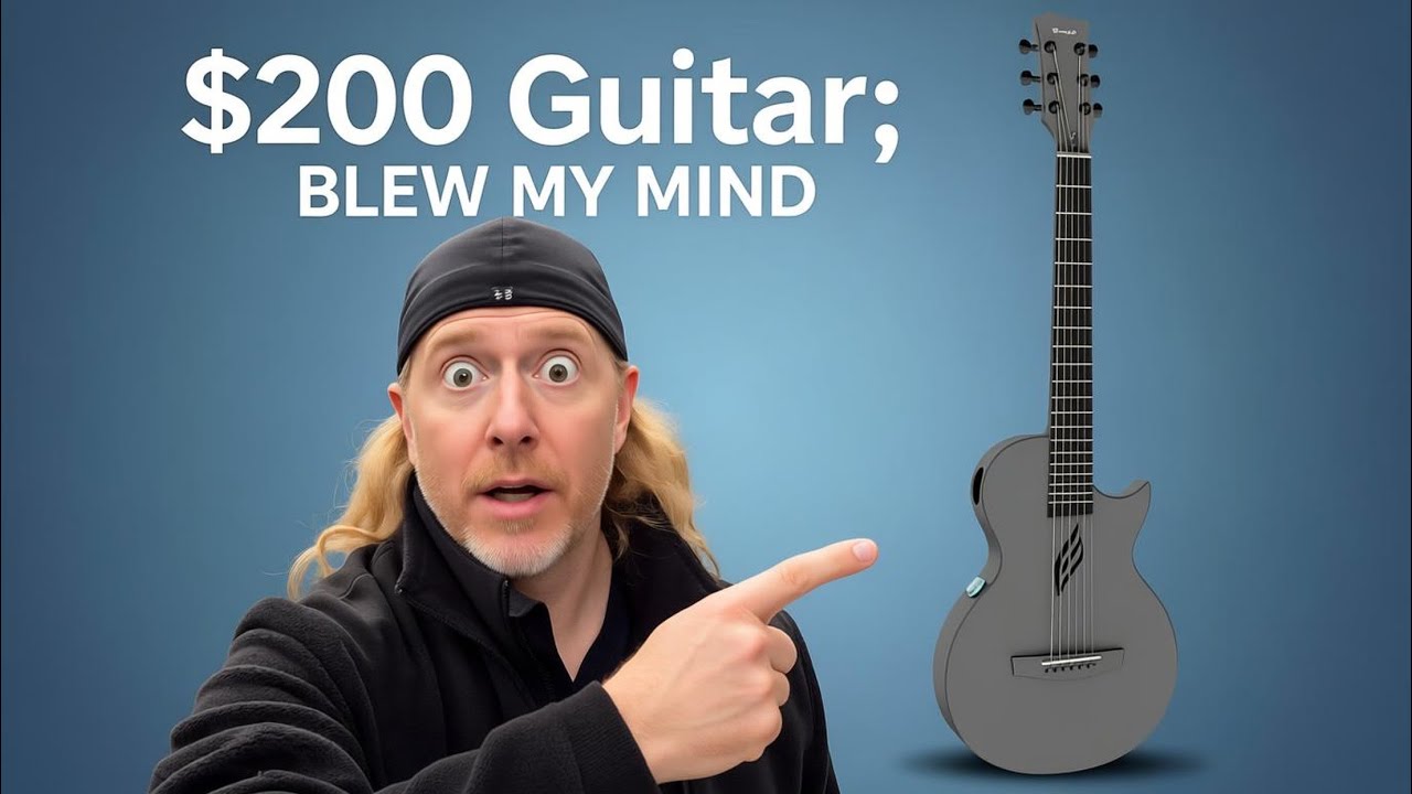 This $200 Carbon Fiber Guitar Blew My Mind – Enya Nova Go SP1 Unboxing & Demo