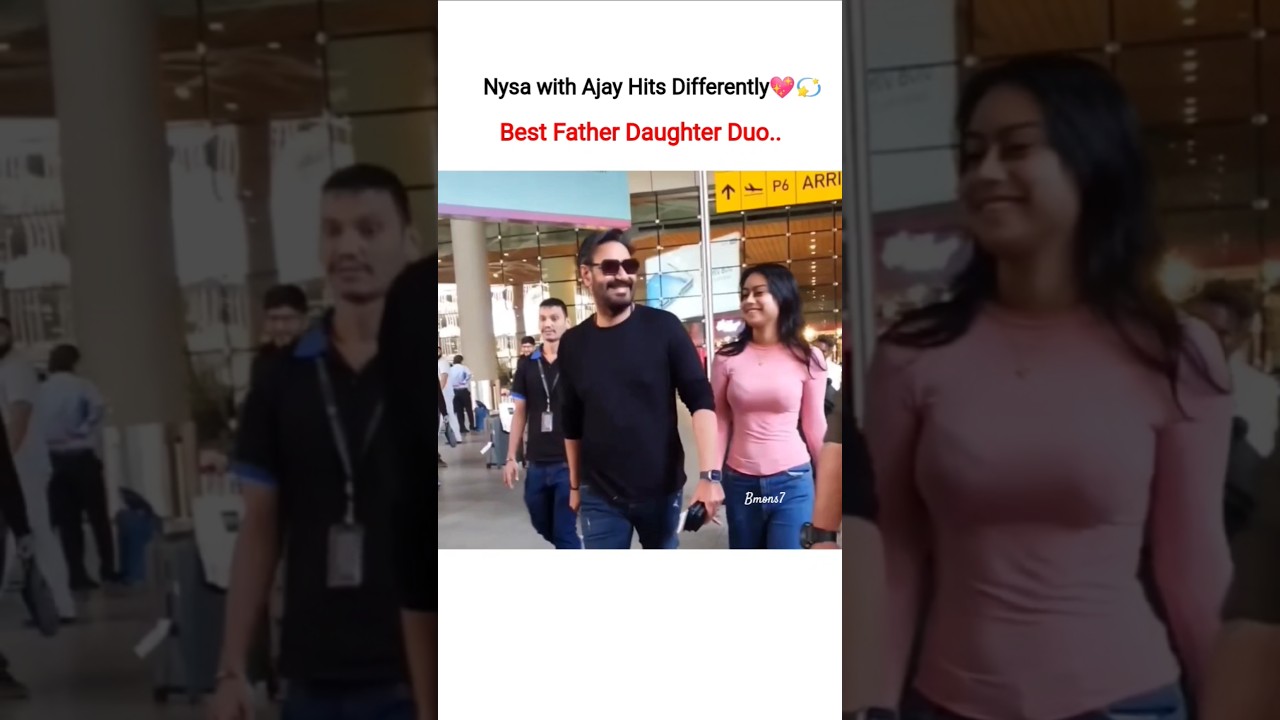 Nysa Hits Differently with Ajay 💖💫#nysadevgan#ajaydevgan #kajol#saiyaara#shorts#trending