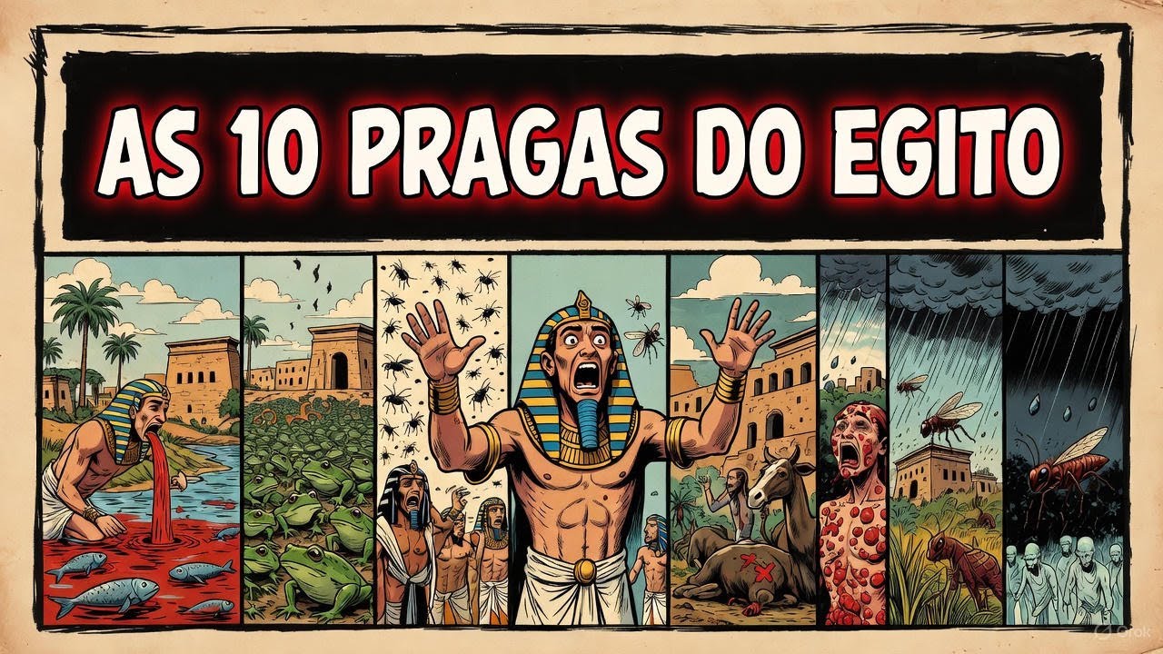As 10 Pragas do Egito Explicado tudo em 11 Minutos ( Todos Segredos Revelados)