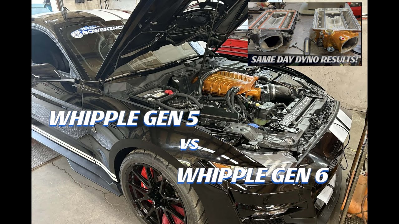 2020+ GT500 WHIPPLE 3.8 GEN5 vs WHIPPLE 3.8 GEN6 DYNO TESTING!