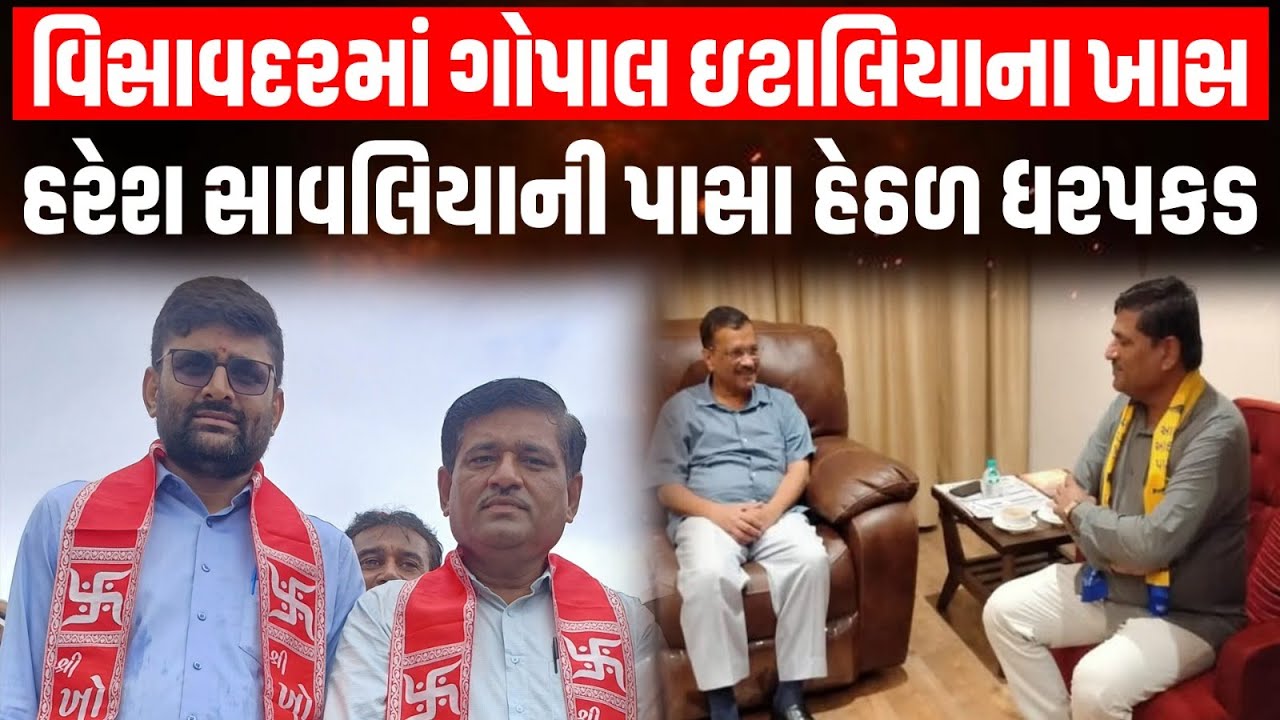 Gopal Italia ના ખાસ ગણાતા Junagadh AAP ના પ્રમુખ Haresh Savliya ની પાસા હેઠળ ધરપકડ! | Visavadar
