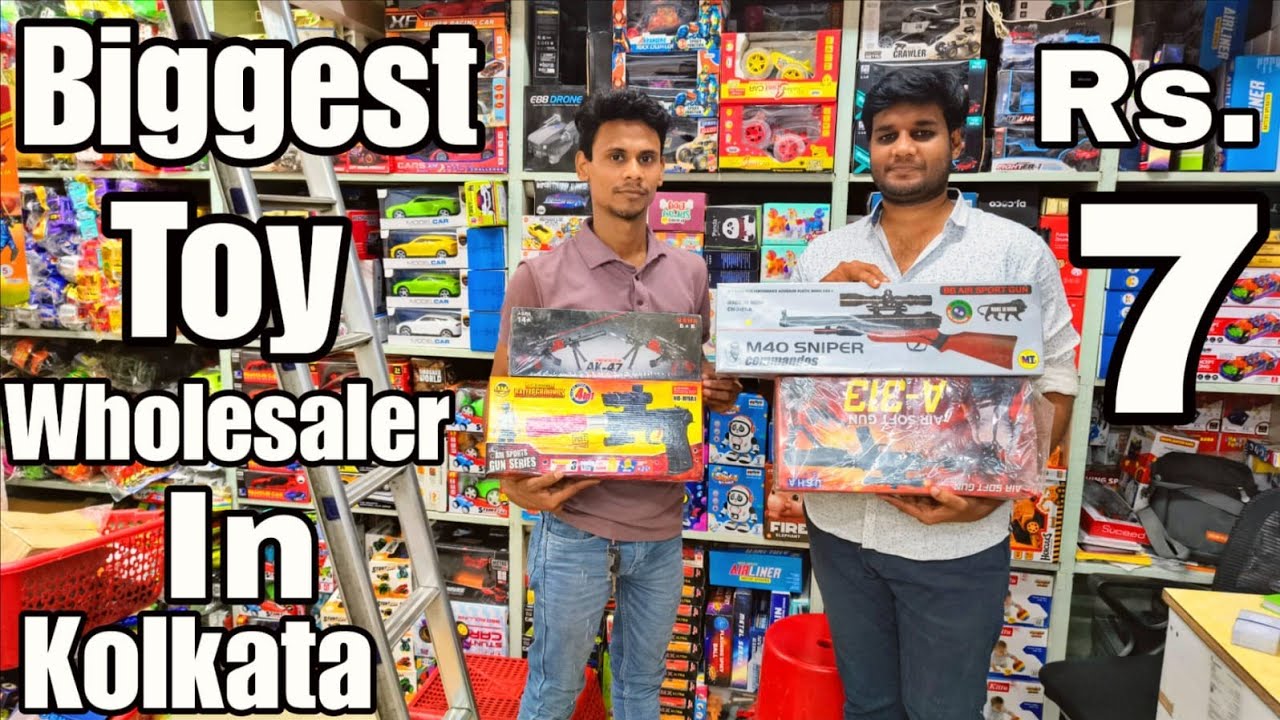Biggest Gift & Toy Wholesale Market In Kolkata Barabazar || Unique & Trendy Toys Wholesaler || KGN