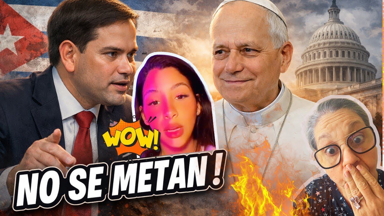 🔥ENTRE cubanita ENCUERUZA y el PAPA LEON 🤫🔥😂