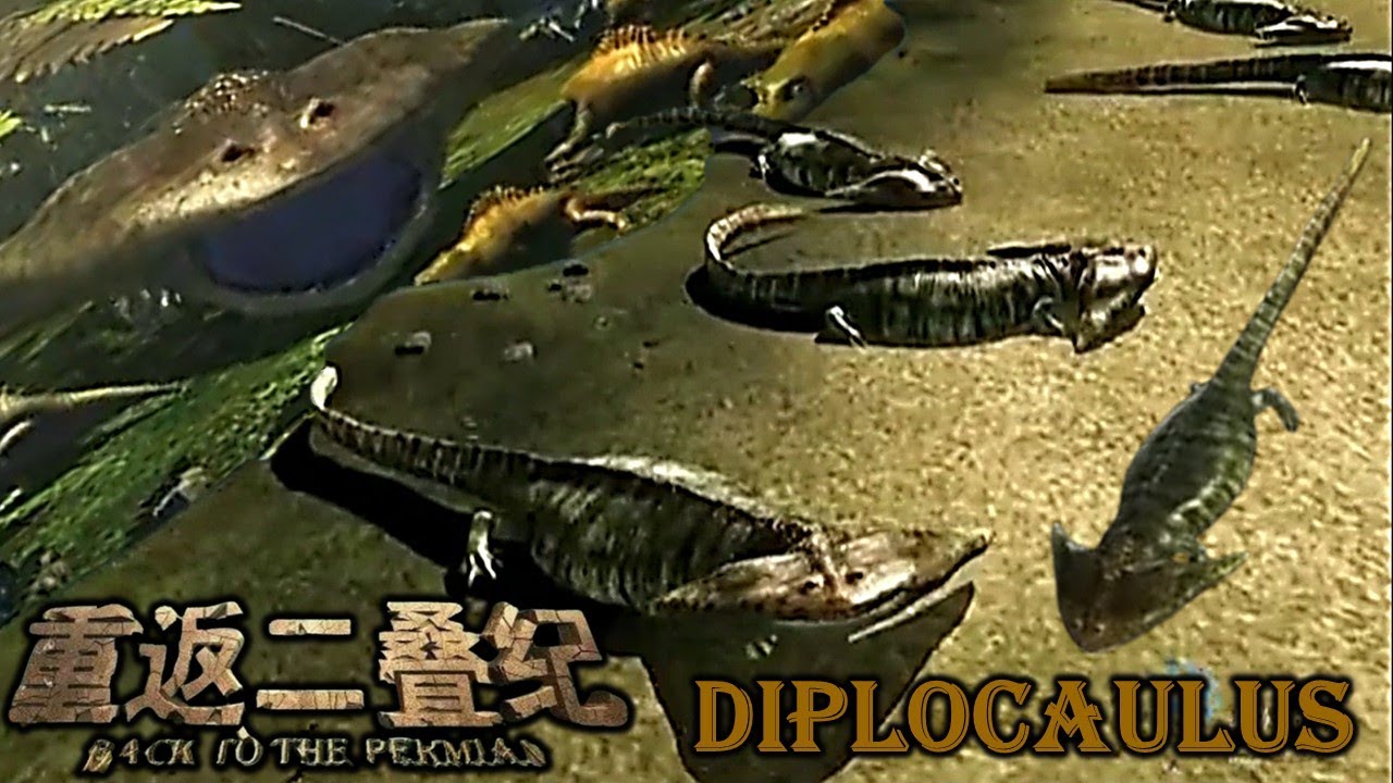 back to the Permian diplocaulus screen time