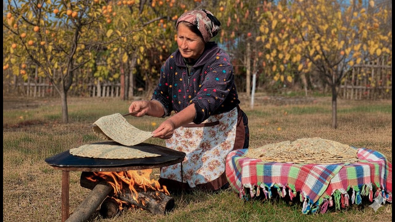 Natural Food Cooking in Village / Farm to Table Recipes / Off-Grid Living Family