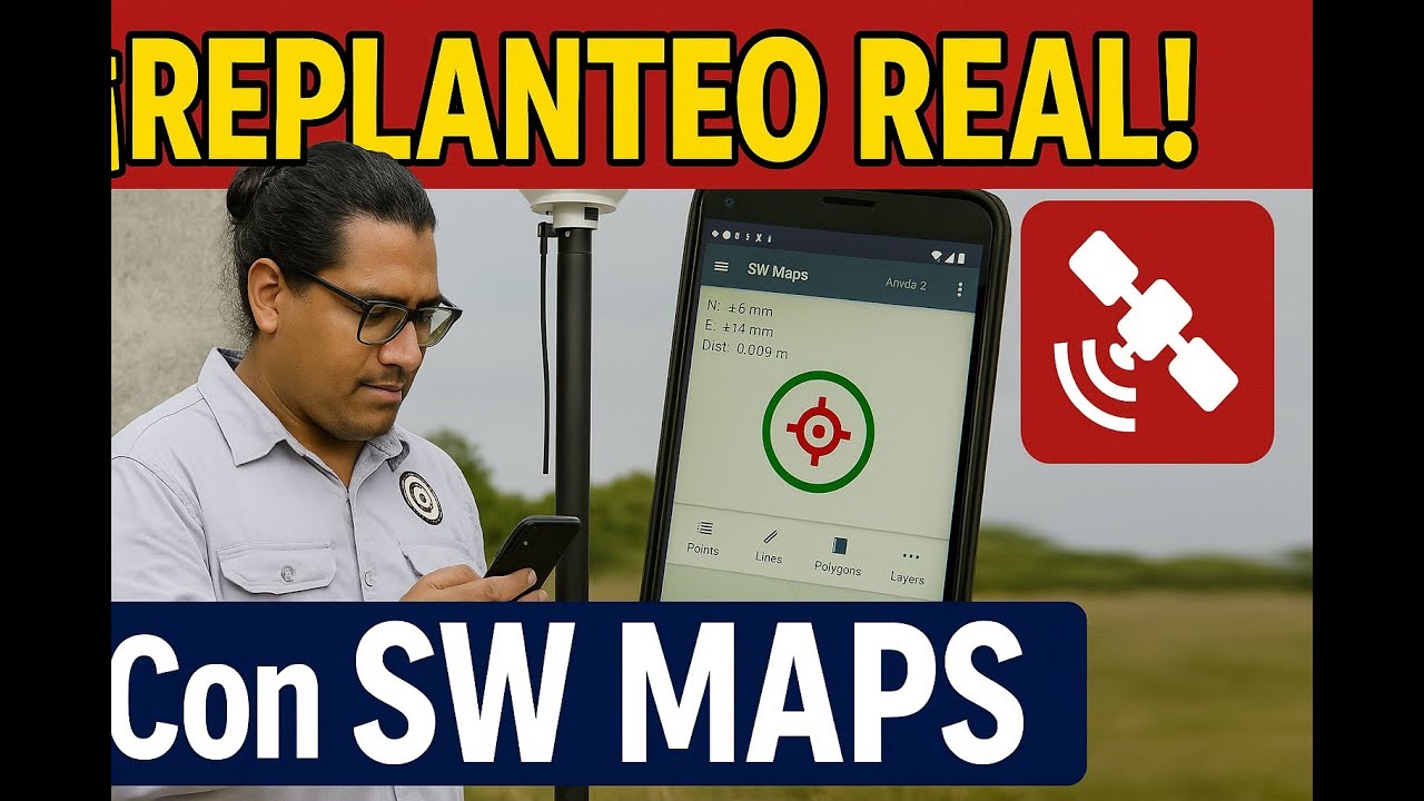 Probando el Replanteo en SW Maps ¡Resultados Sorprendentes!