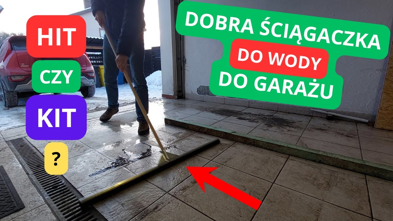 💦 MUST HAVE w garażu! Ściągaczka do wody i błota pośniegowego