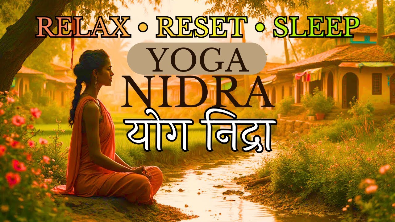 योग निद्रा | 30 Minutes Deep Yoga Nidra Sleep Meditation in Hindi | Stress Relief & Inner Peace