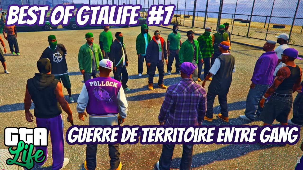 GUERRE DE TERRITOIRE FAMILIES - BALLAS ⚔️ GF MARA - BALLAS 🔫 BEST OF GTALIFE #7