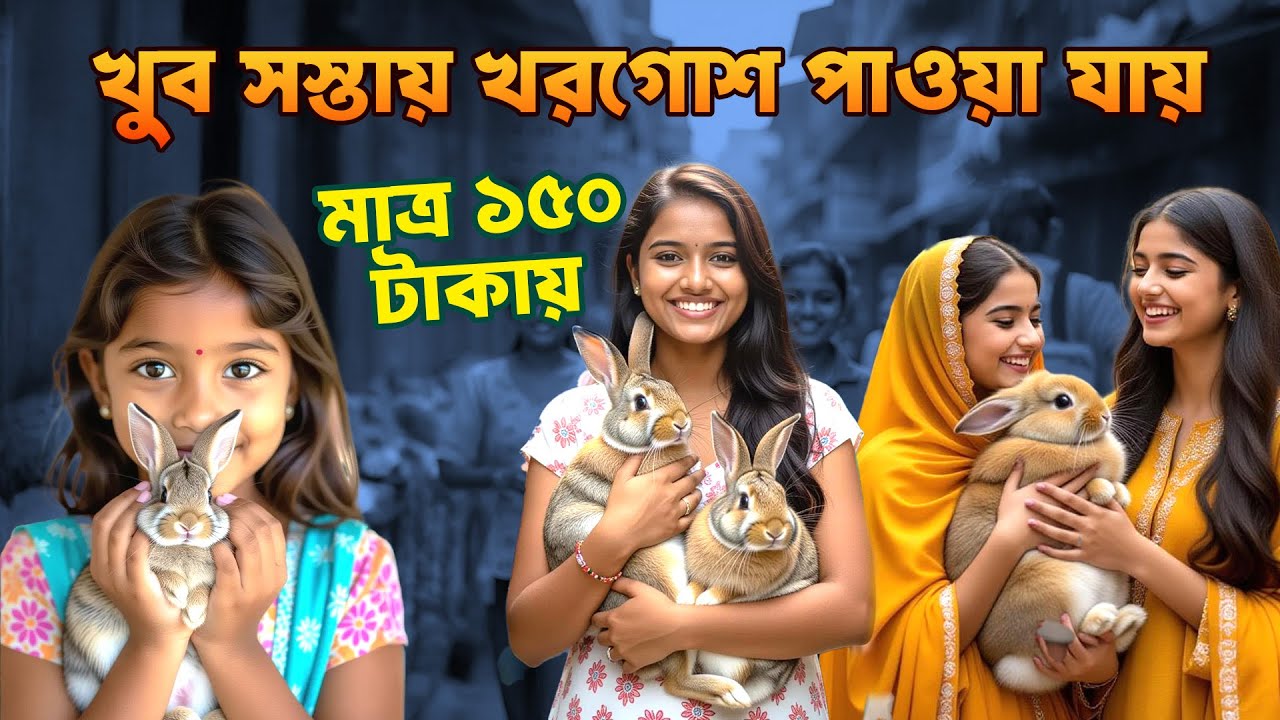 Big Rabbit Market in Kolkata | Cute Rabbits Updates