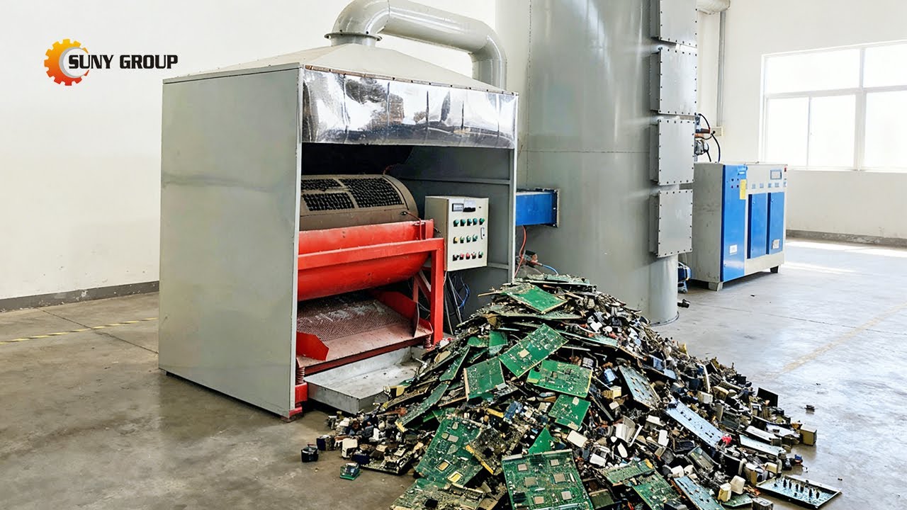 Stop Burning PCBs! Safer & More Profitable E-Waste Recycling Solution