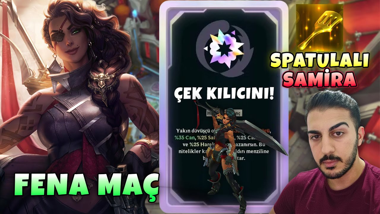 SPATULALI ÇEK KILICINI SAMİRA - LOL ARENA MODU