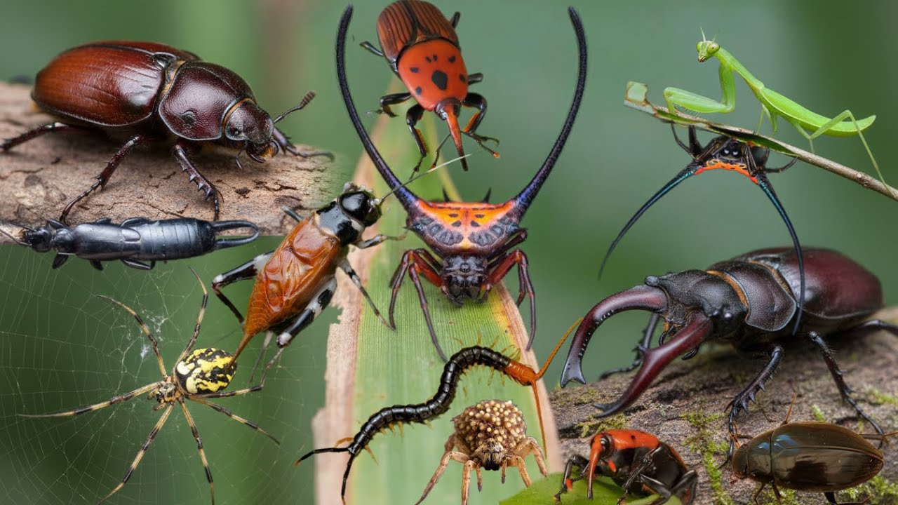 extraordinary discovery‼️crickets, centipedes, spiders, palm beetles