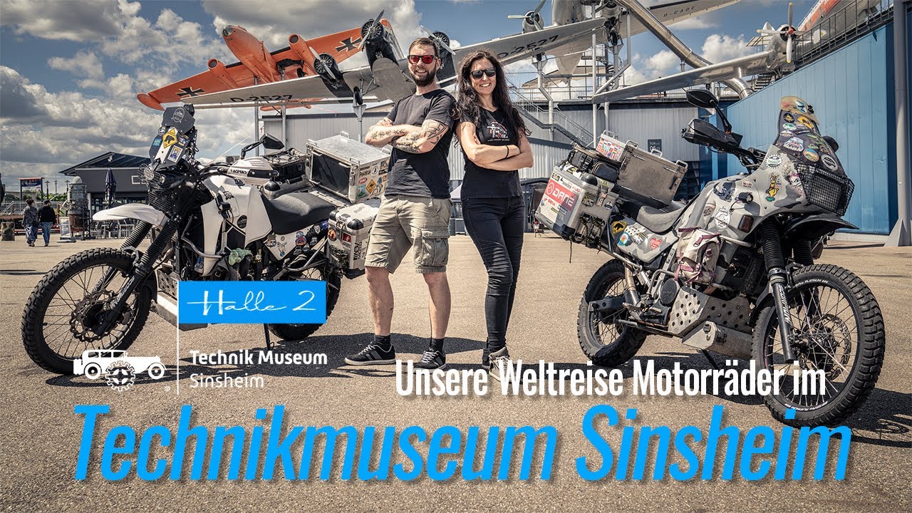 Besucht unsere Weltreise Motorräder im Technikmuseum Sinsheim