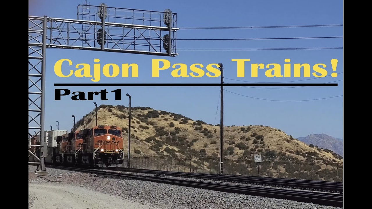 Cajon Pass Part 1:  Fake Jeep'n and watching some trains!