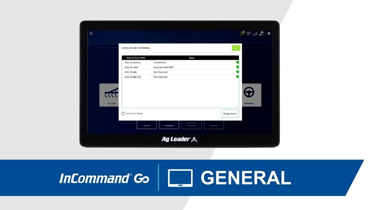 Sync InCommand&reg; Go to the AgFiniti&reg; Mobile app for iPad&reg;