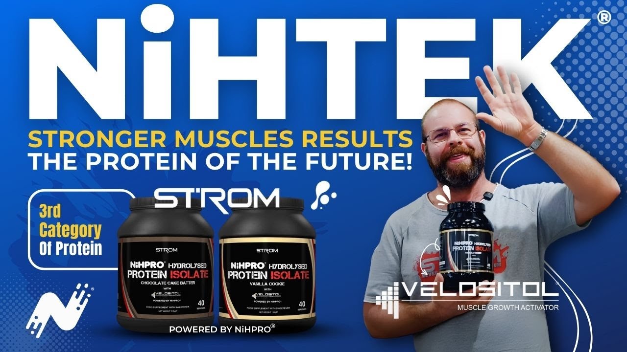 NiHPRO&reg; by STROM &mdash; The Engineered Protein Powered by NiHTEK&reg; Formula