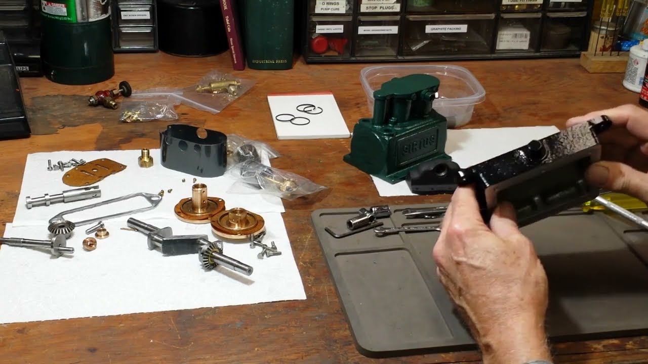 Assembling and test running the Stuart Sirius steam engine part 1