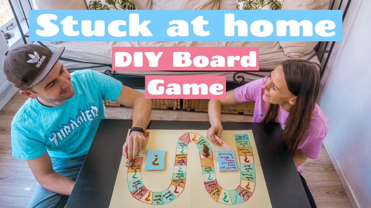 DIY Self-Isolation Board Game | Stuck at Home Ep. 5 | Kipamojo Vlog