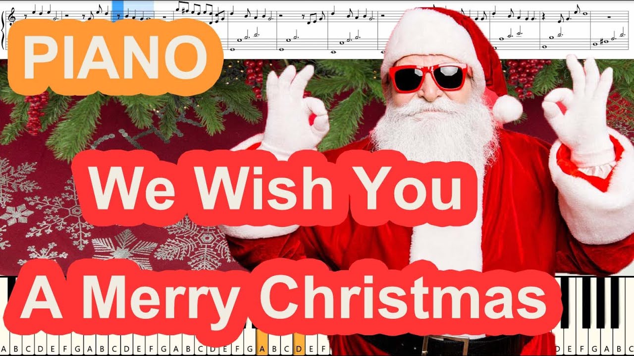 [EazyPiano] We Wish You A Merry Christmas Songs  : Piano Cover & Tutorial | Christmas Carols