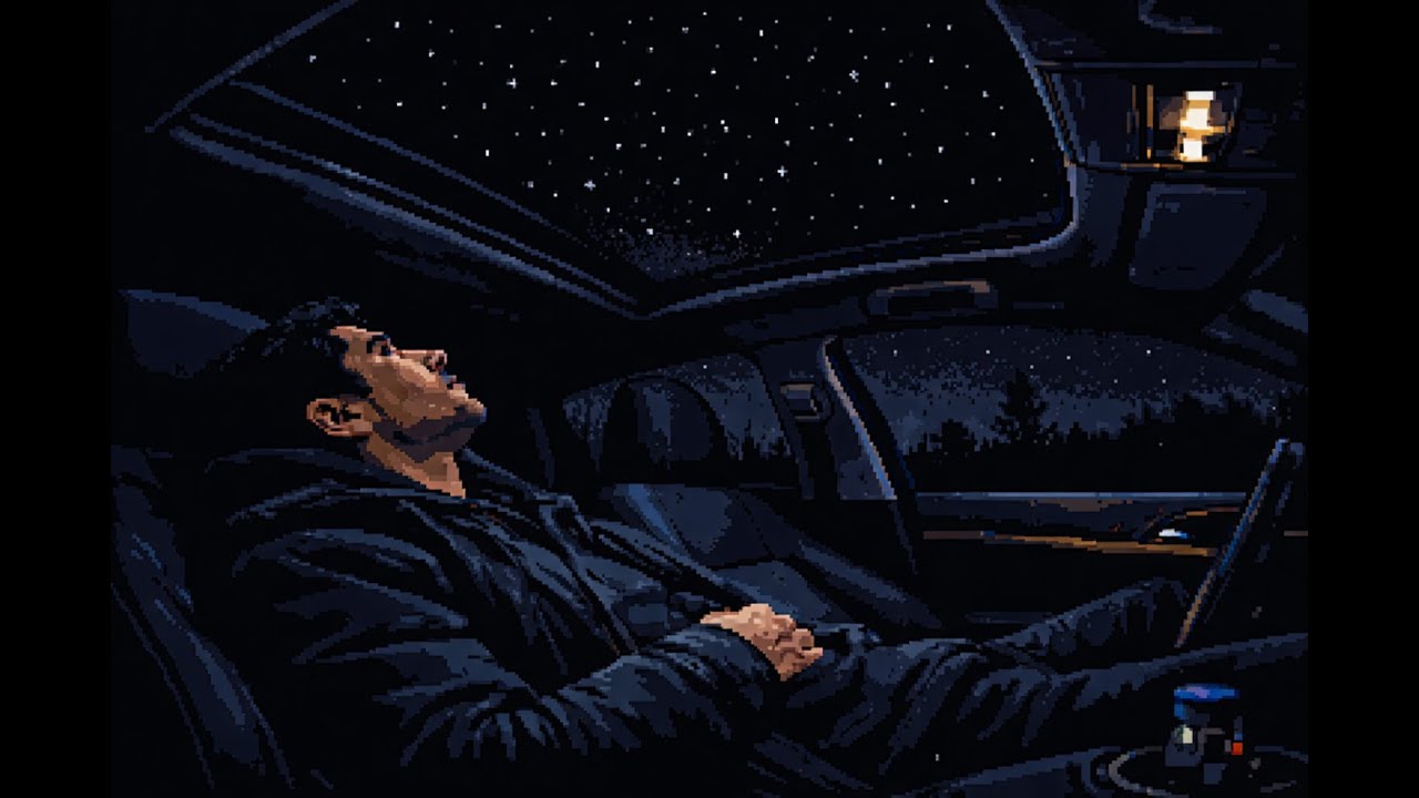 A Perfect Night to Stay Awake 🌌 | Lonely Pixel Art Ambient