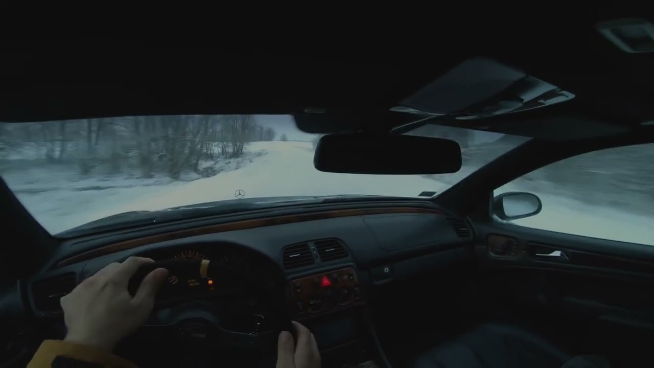 POV WINTER DRIFTING Mercedes CLK230 kompressor