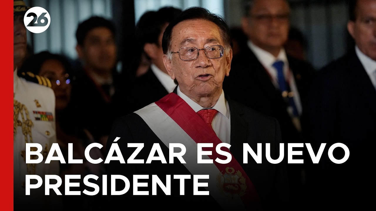 🇵🇪 CAMBIO DE MANDO | Un legislador de 81 años asumirá la presidencia de Perú