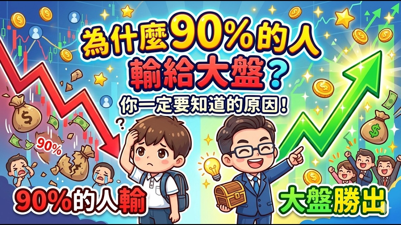 為什麼90%的人輸給大盤？你一定要知道的原因!