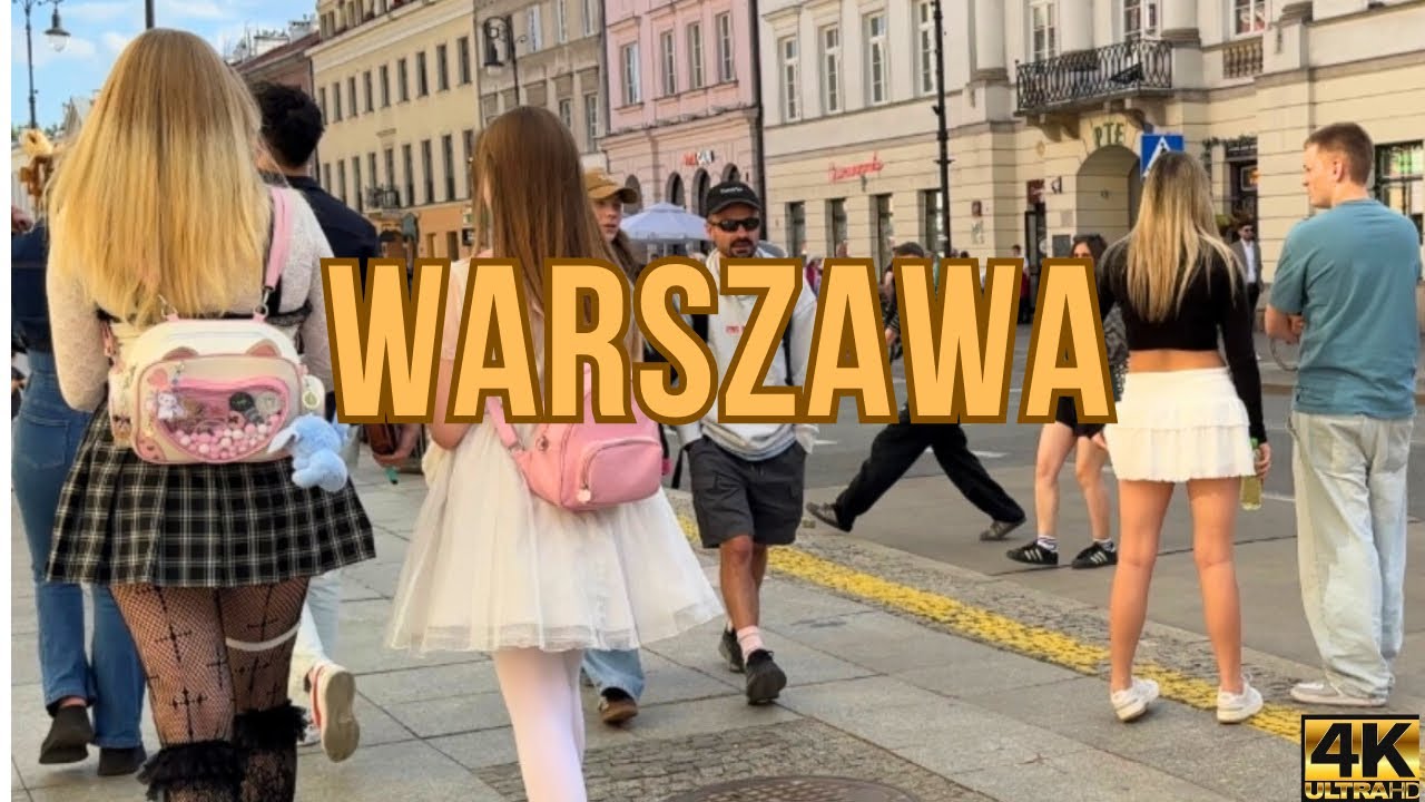 Warszawa | Spacer po mieście (4K-60fps)