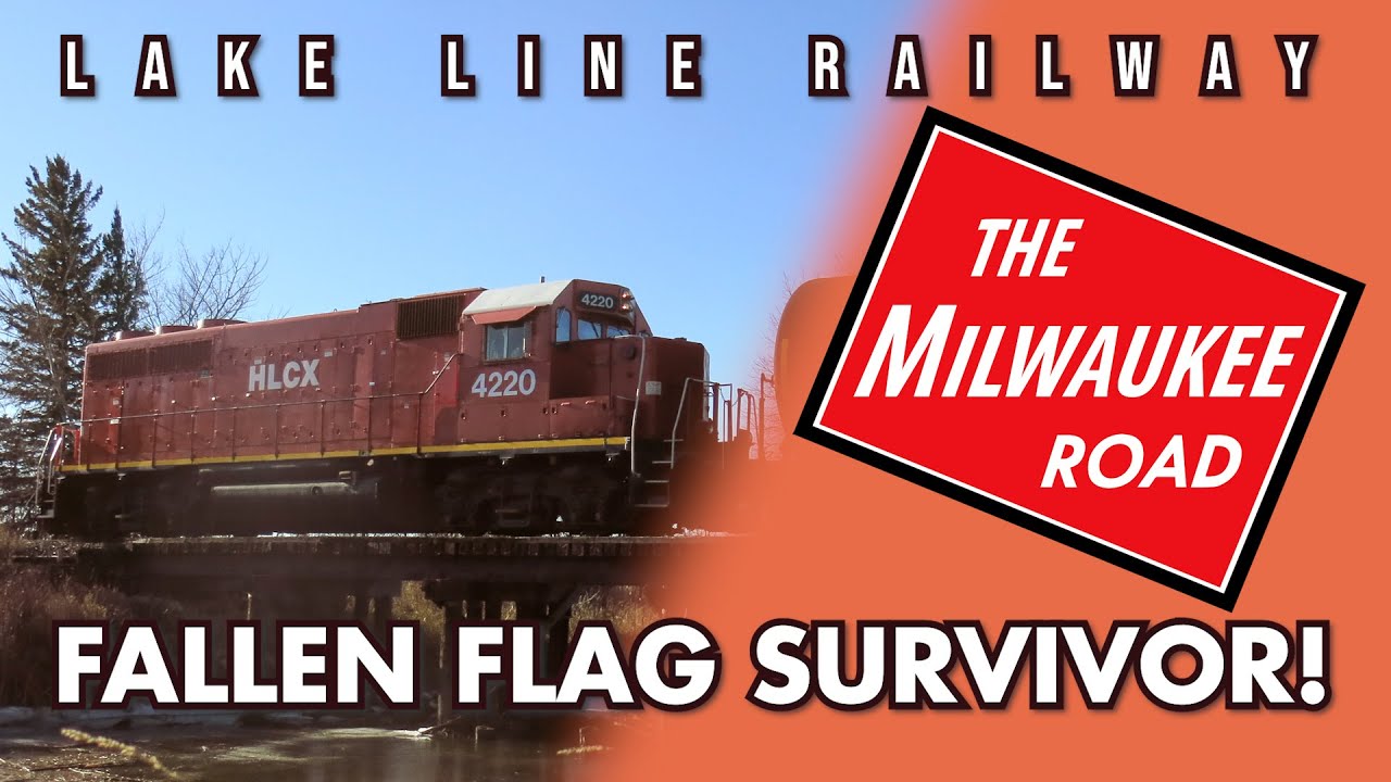 Классический Milwaukee Road GP40 на железной дороге Lake Line!