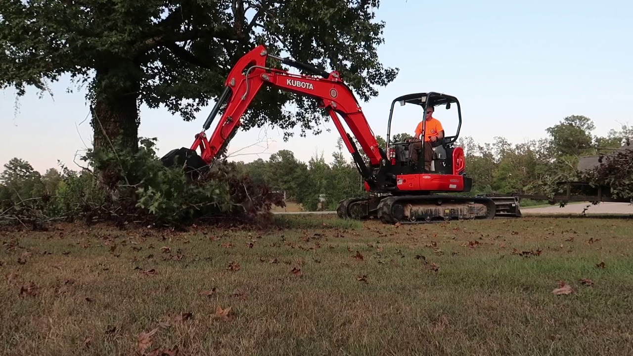 New Rakemaster on my Kubota mini excavator