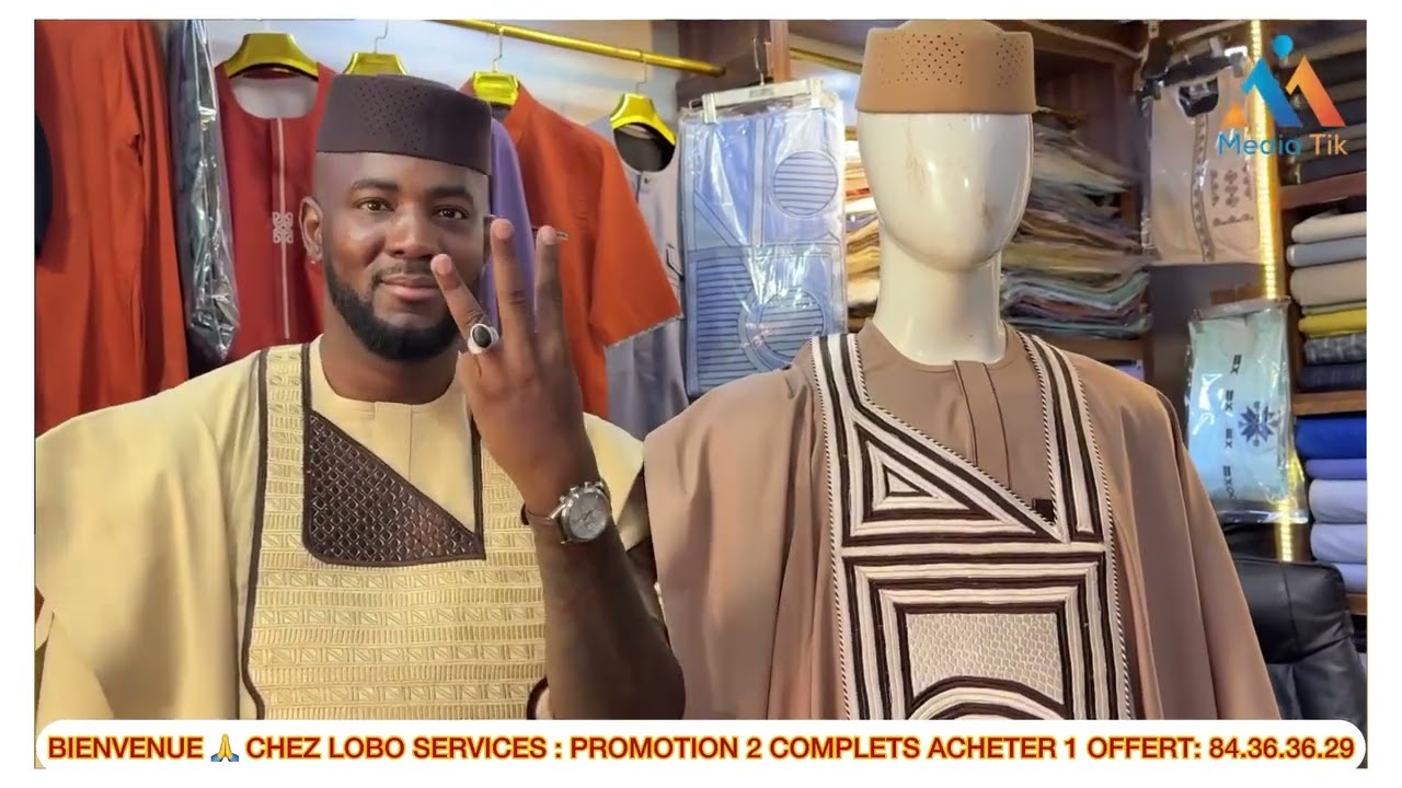 🔥 PROMO EXCEPTIONNELLE TISSUS 🧵 | 1 COMPLET OFFERT POUR 2 ACHETÉS CHEZ LOBO SERVICES 😍
