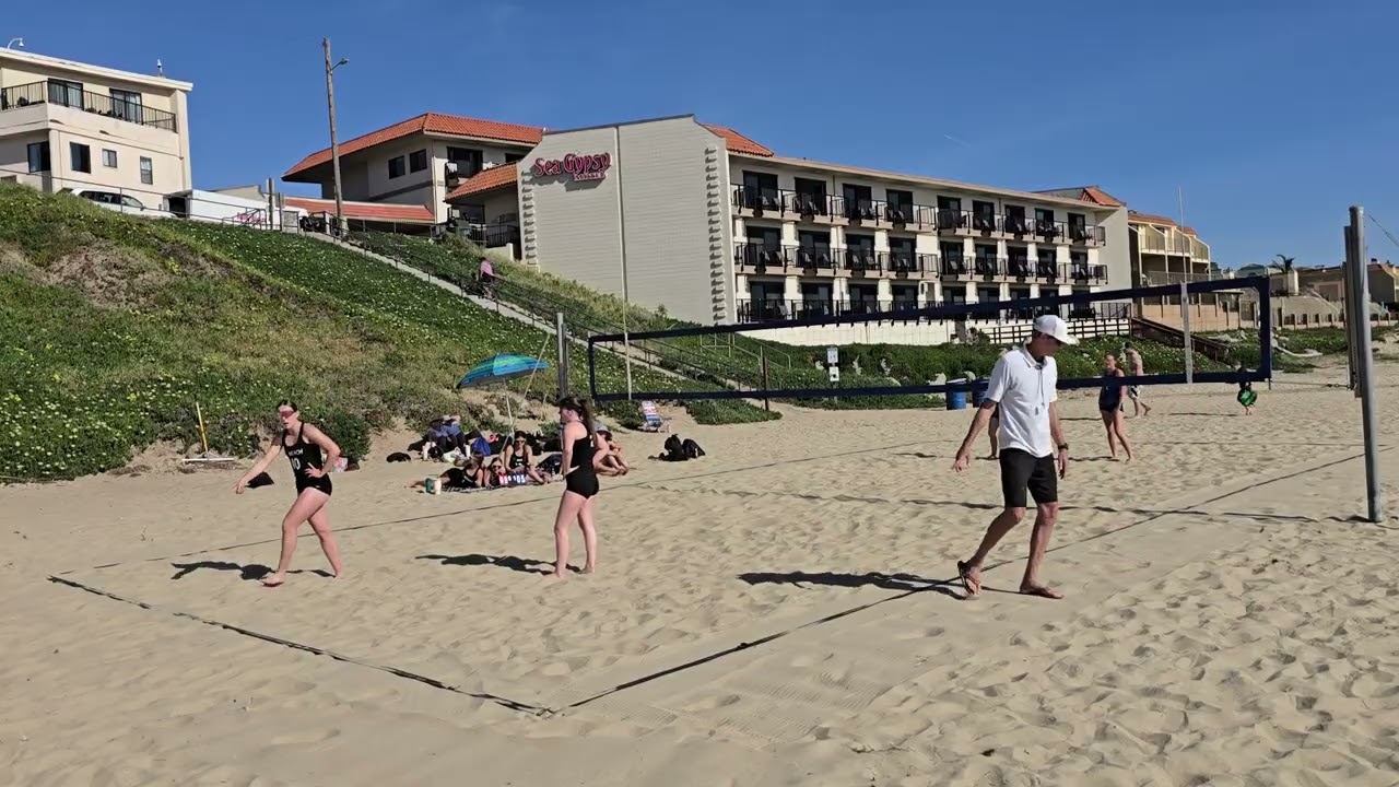 2026 MBHS Girls Beach Volleyball Marley & Keolani vs St Joe 1