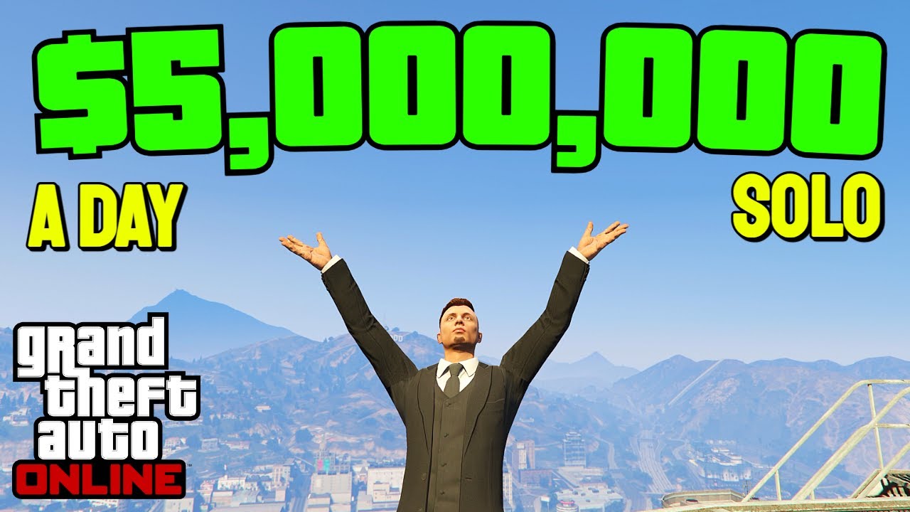 Как заработать 5 000 000 долларов в день в одиночку в GTA 5 Online! (2025)