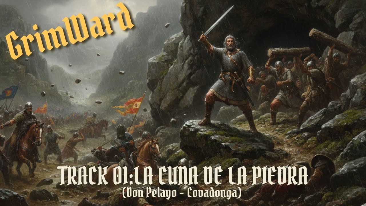 GRIMWARD -01- La Cuna de la Piedra (Don Pelayo 722) | Hispania Aeterna Vol. 1: LEGADO DE ACERO