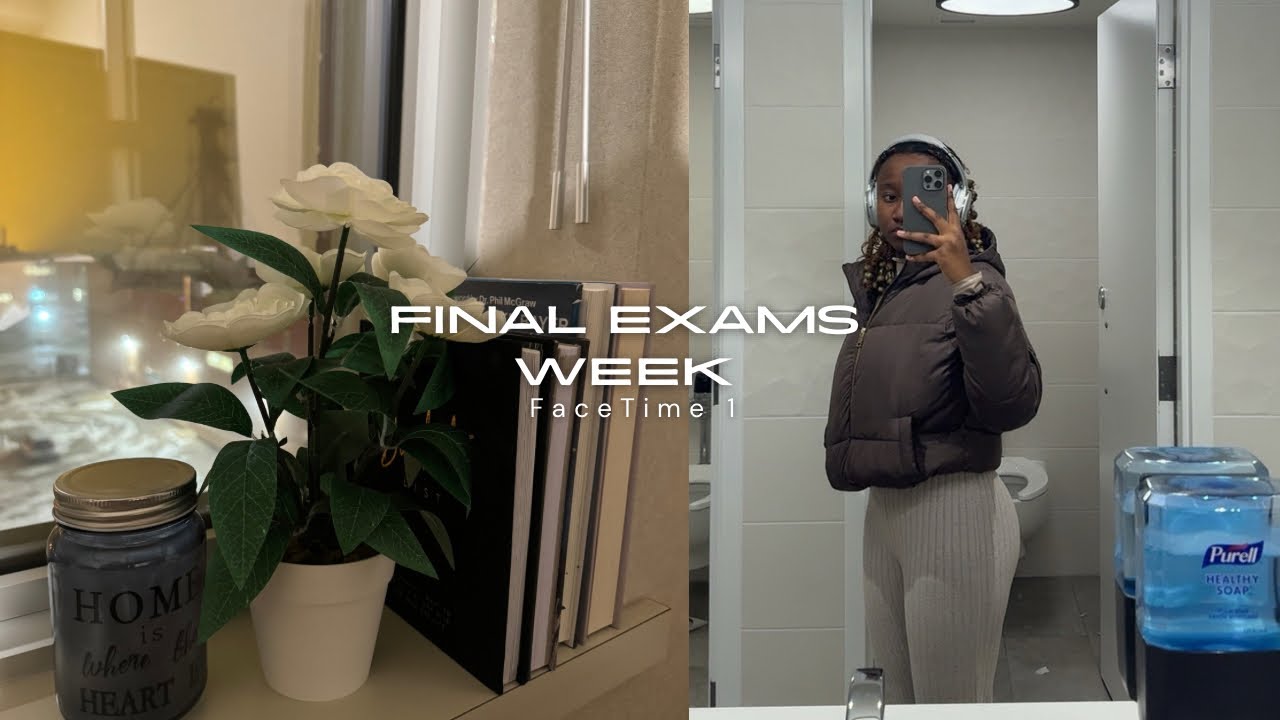 CLICK TO FACETIME  || final exams prep, gym time ,first semester completed , UNIVERSITY OF MANITOBA