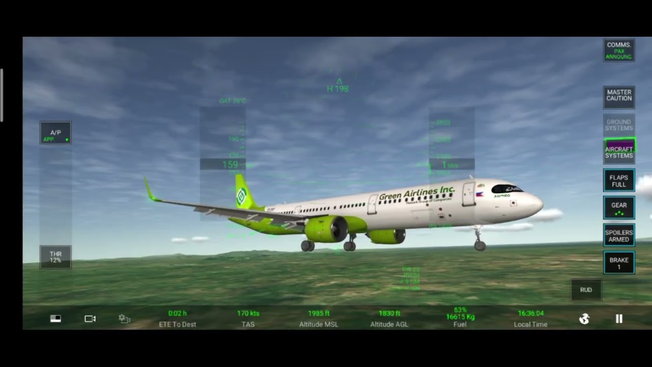 RFS | Green Airlines Inc | Airbus A321neo | Clark - Iloilo