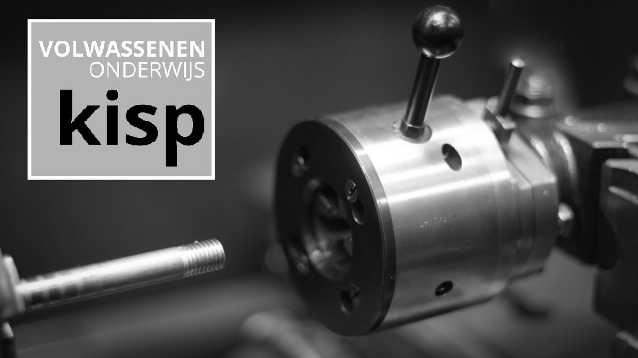 Online les initatie draaien: eenvoudig schroefdraad snijden op de draaibank