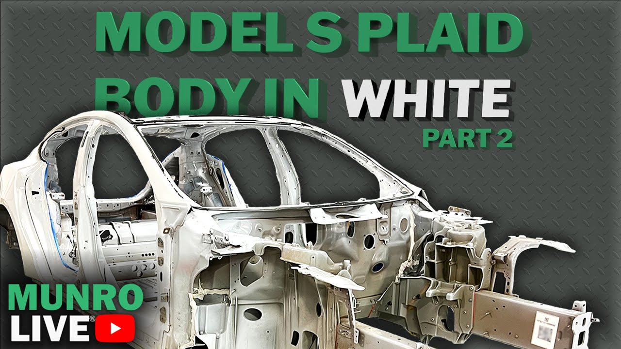 Tesla Model S Plaid | Кузов в белом цвете, ЧАСТЬ 2