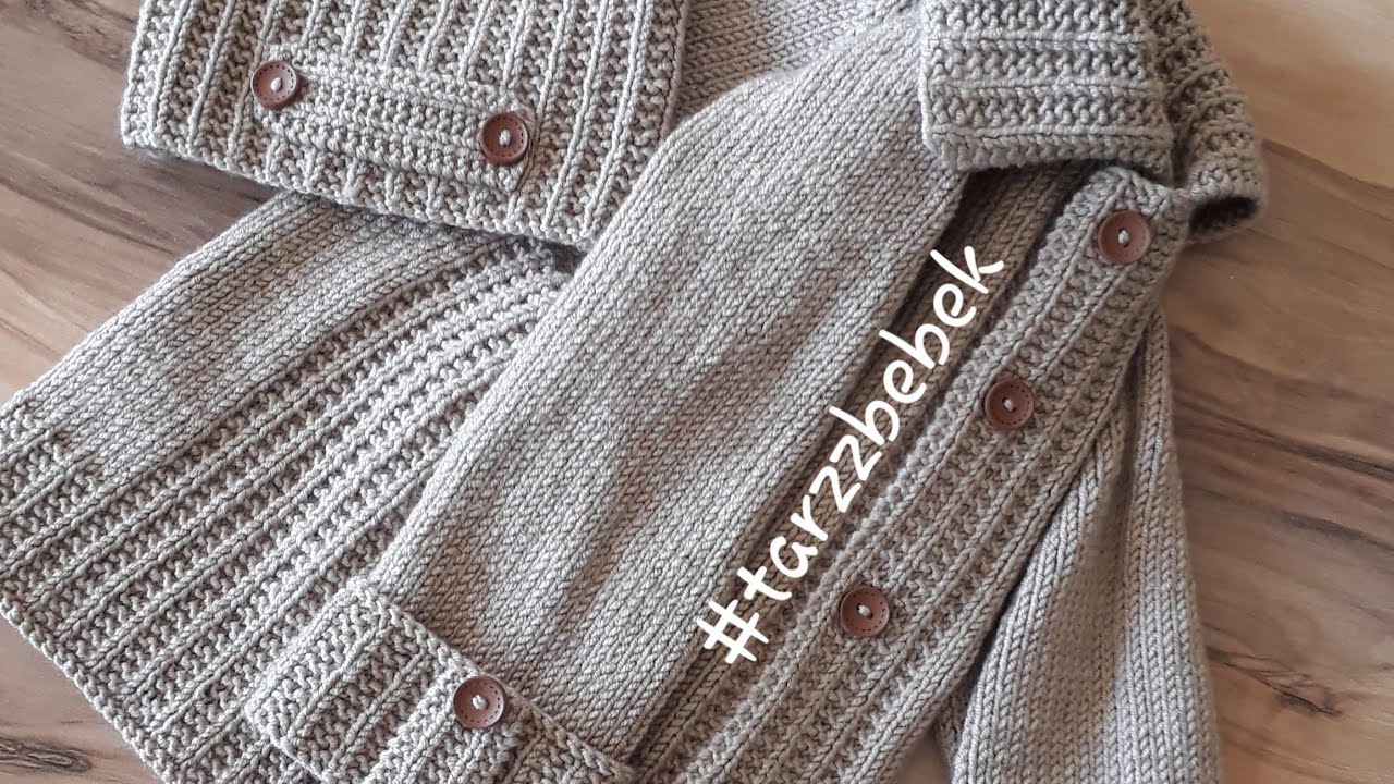 TOPRAK Erkek Bebek Hırkası #handmade #babycrochet #knitting #elorgusu #hırka