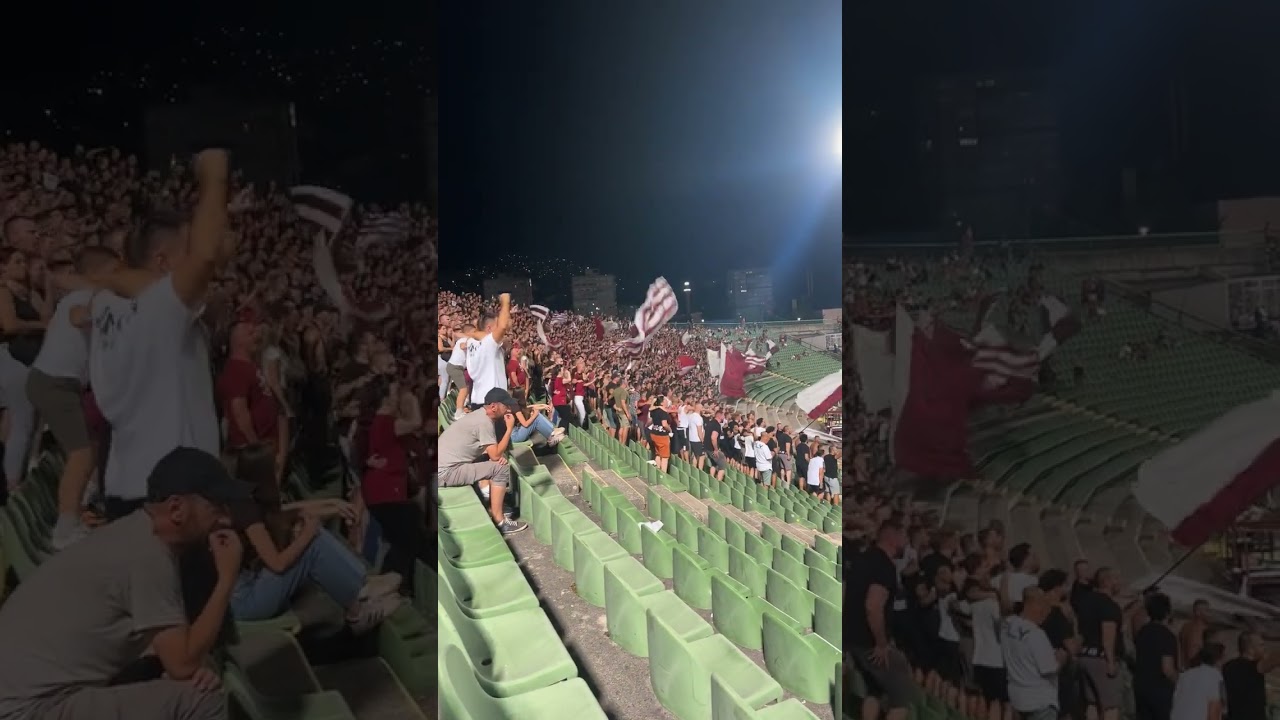 Fk Sarajevo ultras🔥 #football #soccer #ultras #bosnia #uefaconferenceleague #sarajevo