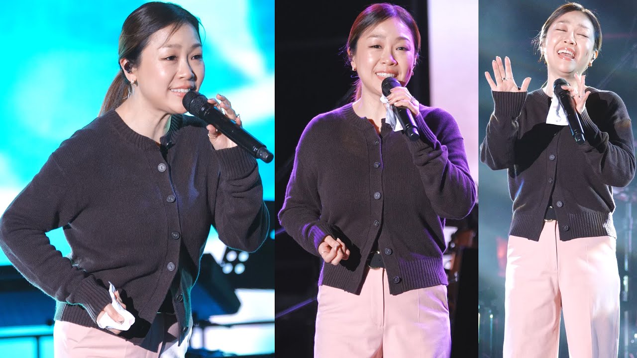 250329 세로 직캠 박정현 Lena Park 5곡 2025 체리블라썸 뮤직페스티벌 가수 콘서트 P.S. I Love You 사랑이올까요 You Raise Me Up 꿈에 이그좋