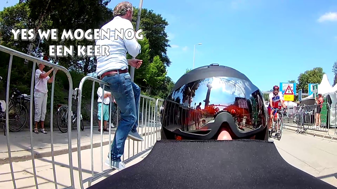 Maastunnel tijd rit met velomobielen