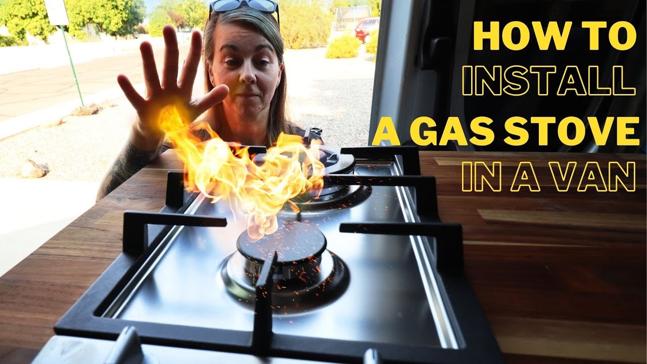 How to install a Ramblewood GC2-37P gas cooktop | Vanlife how to's