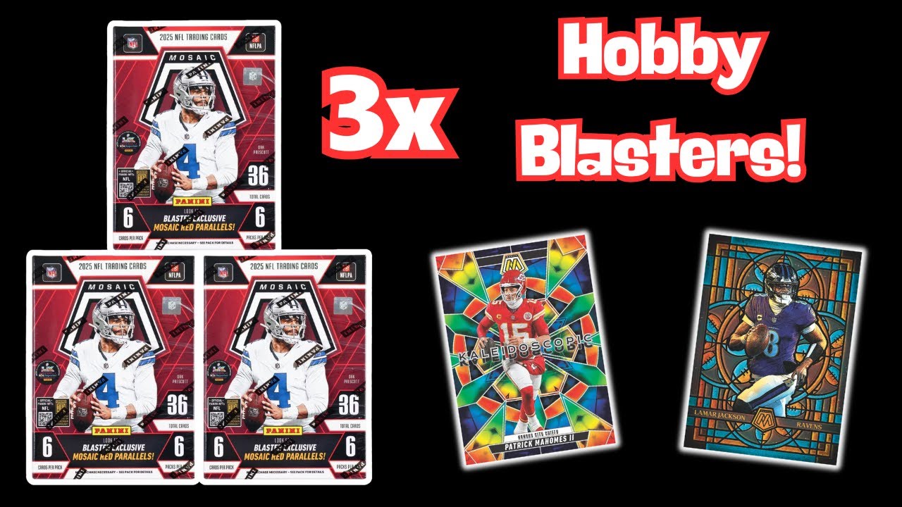 ВЕЛИКОЛЕПНЫЙ КЕЙС НОВИЧКА! Открытие коробки Mosaic Football Hobby Blaster 2025!
