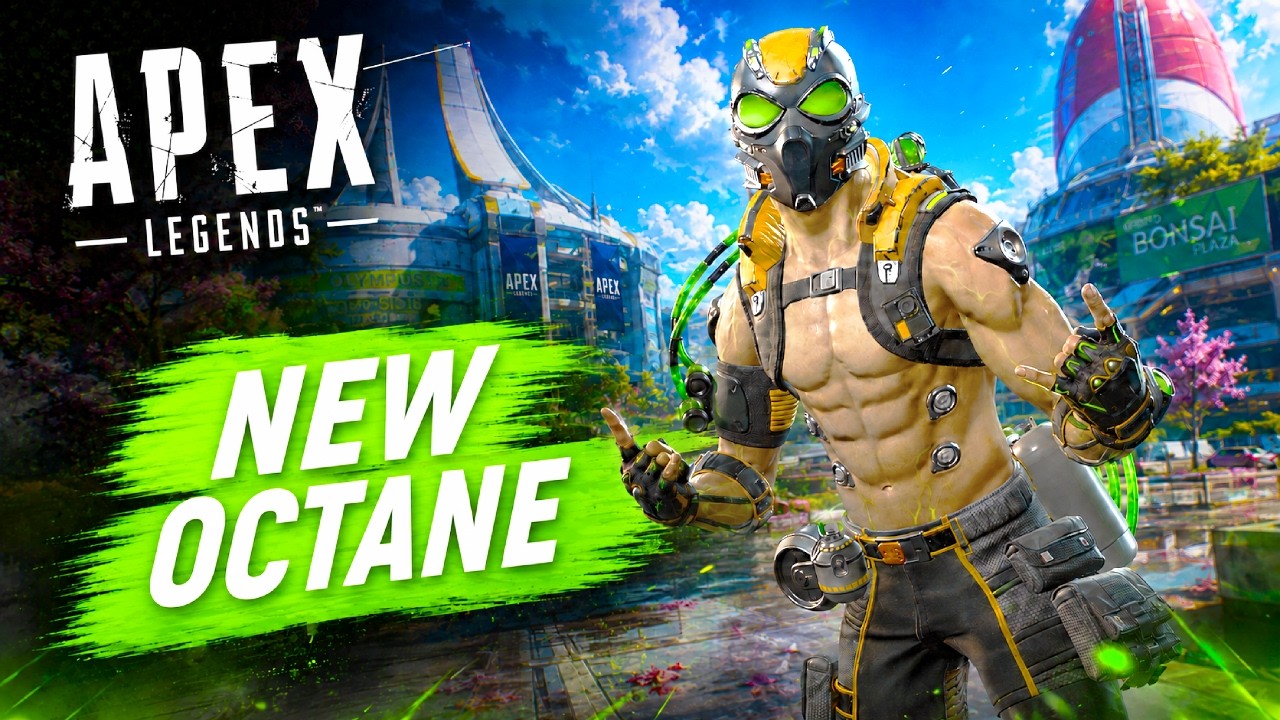 НОВЫЙ OCTANE &mdash; ЭТО ПРОСТО БЕЗУМИЕ, 25 УБИЙСТВ ЗА МАТЧ (Геймплей Apex Legends)