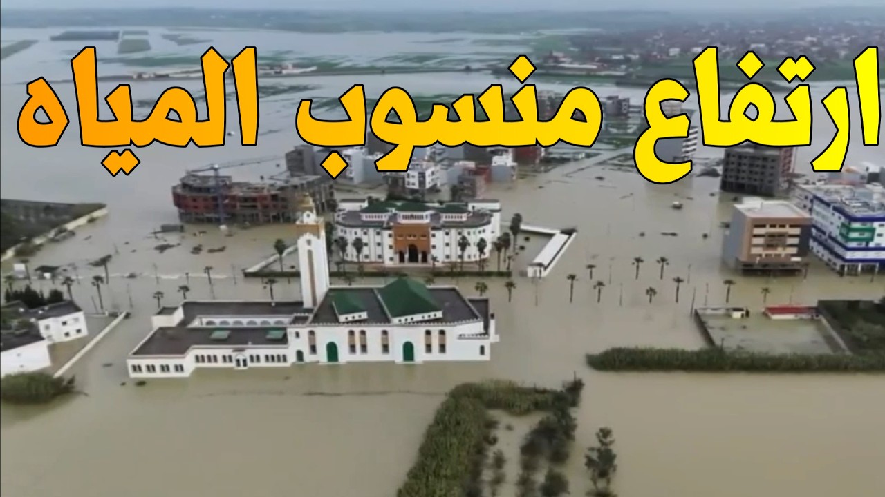 من القصر الكبير 💥😱 تدخل السلطة لإخلاء المدينة 💥 فيضانات المغرب فيضان  #الملك_محمد_السادس  #المغرب