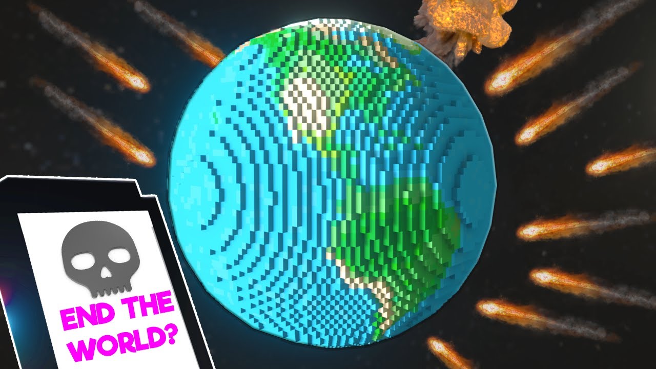 I DESTROYED the Earth with 1,000 Asteroids in Teardown Mods!